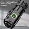 LED Flashlights |   Wholesale Portable Mini LED Mini Flashlight With Clip Super Bright Strong Light Aluminum Alloy Outdoor Emergency Lighting Tool (8 x 3CM) Magnetic (no batteries) LED Flashlights LED Flashlights