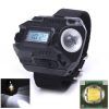 LED Flashlights |   Wholesale Portable Wrist Light Flashlight Torch Adjustable Wrist Strap With Led Watch For Camping Mountaineering Night Riding black LED Flashlights Black