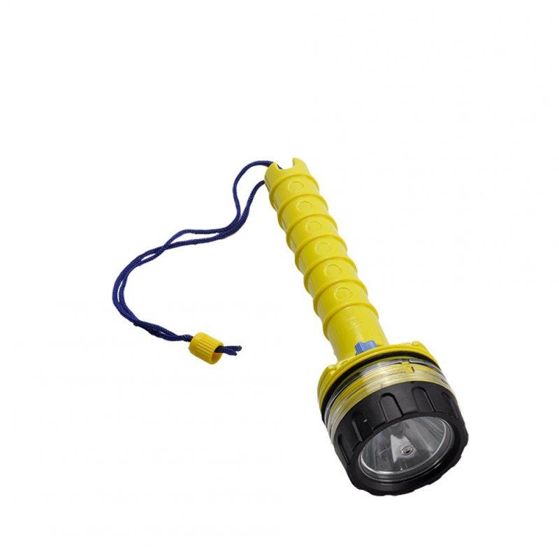 LED Flashlights |   Wholesale Professional Dive Flashlight Underwater Waterproof Non-slip Led Diving Lamp Light Torch yellow LED Flashlights LED Flashlights