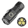 LED Flashlights |   Wholesale Rechargeable Flashlights 3LED 500 Lumens Super Bright IPX4 Waterproof 4 Level Powerful Led Flash Light For Camping flashlight + cable LED Flashlights Flashlight + cable