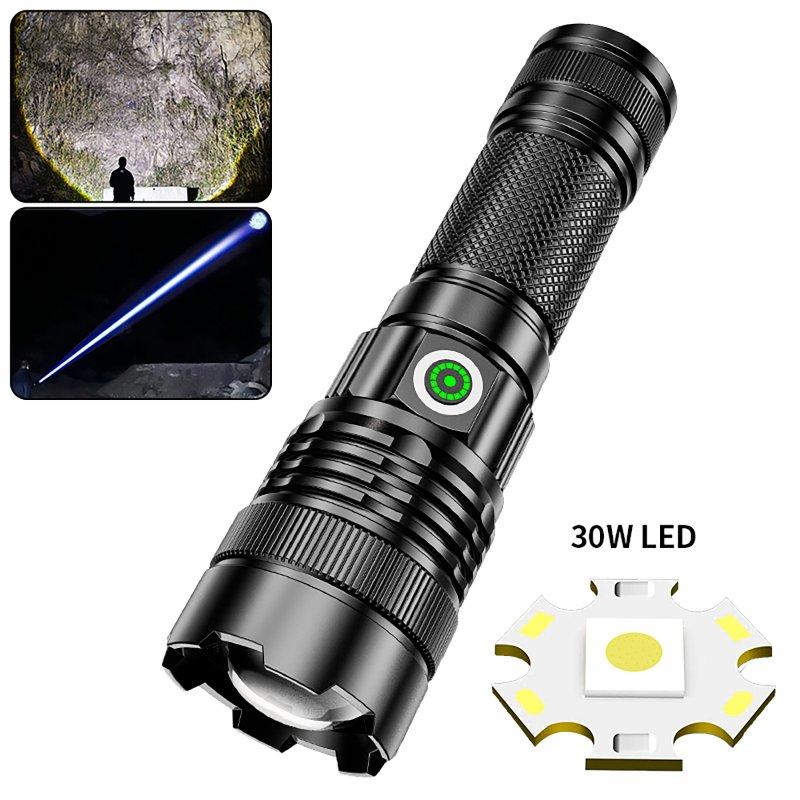 LED Flashlights |   Wholesale Rechargeable Flashlights LED Flashlight With 4 Lighting Modes 1000-1200 Lumens Super Bright Powerful Flashlights For Camping A56 white laser flashlight LED Flashlights A56 white laser flashlight