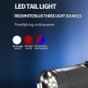 LED Flashlights |   Wholesale Rechargeable High Lumens Flashlight 30 LED Super Bright Powerful Flashlights 1188b Xhp360 Flashlight LED Flashlights 1188B XHP360 flashlight + handle + USB cable