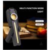 LED Flashlights |   Wholesale Rechargeable LED+COB Work Light Portable Magnetic Folding USB Charging Handheld Flashlight LED Flashlights LED Flashlights