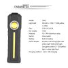 LED Flashlights |   Wholesale Rechargeable LED+COB Work Light Portable Magnetic Folding USB Charging Handheld Flashlight LED Flashlights LED Flashlights