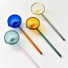 LED Flashlights |   Wholesale Transparent Glass Spoon High Temperature Resistant Milk Coffee Dessert Spoon Kitchen Accessories Colorful Spoons-Champagne LED Flashlights Colorful Spoons-Champagne