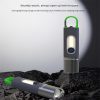 LED Flashlights |   Wholesale Usb Rechargeable Flashlight Multi-functional Keychain Light P50 Strong Light Waterproof Torch Lamp for Outdoor Camping LED Flashlights As shown