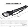 LED Flashlights |   Wholesale Xhp360 Mini Flashlight 3500-4000 Lumen Super Bright Long-range Strong Light Aluminum Alloy Torch 9116B long + USB cable LED Flashlights 9116B long + USB cable