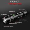 LED Flashlights |   Wholesale Xhp50 10w Outdoor Led Flashlight 5 Levels Powerful USB Rechargeable LED Flashlights As shown