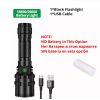 LED Flashlights |   Wholesale Xhp50 10w Outdoor Led Flashlight 5 Levels Powerful USB Rechargeable LED Flashlights As shown