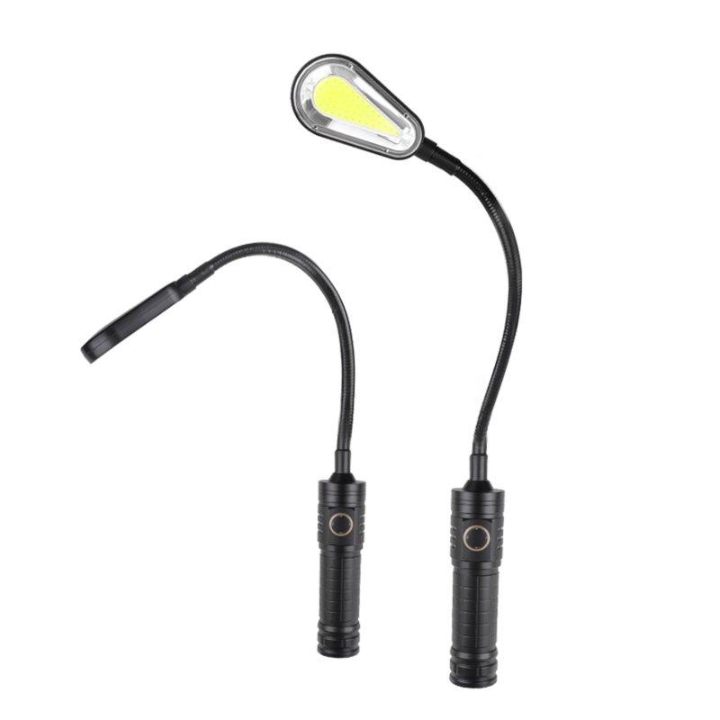 LED Flashlights |   Wholesale Xhp50 Mini Led Work Lights 200lm 2 Modes Zoomable Type-c Rechargeable Super Bright Flexable Bending Lamp as shown LED Flashlights As shown