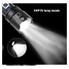 LED Flashlights |   Wholesale XHP70 LED 5 Modes Dimming High Brightness USB Charging Flashlight black_1476 LED Flashlights Black + 1476