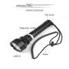 LED Flashlights |   Wholesale Xhp70 Mini Flashlight Professional High-power Outdoor Camping Flash Light Diving Flashlight D856-P70 flashlight LED Flashlights D856-P70 flashlight