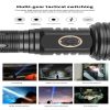 LED Flashlights |   Wholesale Xhp90 30W Led Flashlight Super-bright Telescopic Zoom Rechargeable LED Flashlights As shown