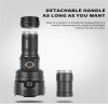 LED Flashlights |   Wholesale Xhp90 30W Led Flashlight Super-bright Telescopic Zoom Rechargeable LED Flashlights As shown