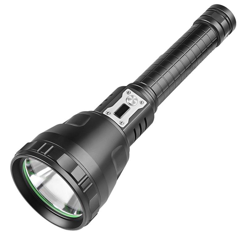 LED Flashlights |   Wholesale Xhp90 Outdoor Led Flashlight 1800 Lumens 5 Levels Type-c Usb Charging Fixed Focus Torch 9900a Long LED Flashlights 9900A long