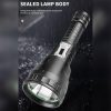 LED Flashlights |   Wholesale Xhp90 Outdoor Led Flashlight 1800 Lumens 5 Levels Type-c Usb Charging Fixed Focus Torch 9900a Long LED Flashlights 9900A long