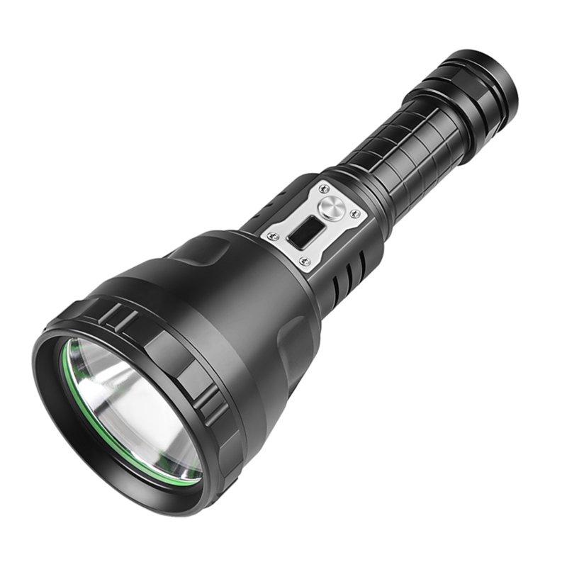 LED Flashlights |   Wholesale Xhp90 Outdoor Led Flashlight 1800 Lumens 5 Levels Type-c Usb Charging Fixed Focus Torch 9900b Short LED Flashlights 9900B short