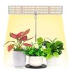 LED Grow Lights |   Wholesale 10W 120LEDs Plant Growth Lamp IP54 Waterproof Auto On/Off Adjustable Brightness Height LED Full Spectrum Plant Light Telescopic pole light US Plug LED Grow Lights LED Grow Lights