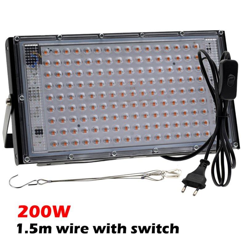 LED Grow Lights |   Wholesale 200w Led Grow Light 180 Degree Adjustable Full Spectrum Hydroponic Plant Growing Lamp For Indoor Plants 200W-EU plug LED Grow Lights 200W-EU Plug