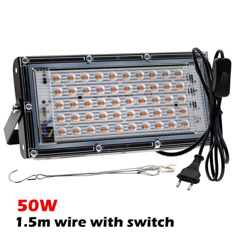 LED Grow Lights |   Wholesale 200w Led Grow Light 180 Degree Adjustable Full Spectrum Hydroponic Plant Growing Lamp For Indoor Plants 50W EU plug LED Grow Lights 50W-EU Plug