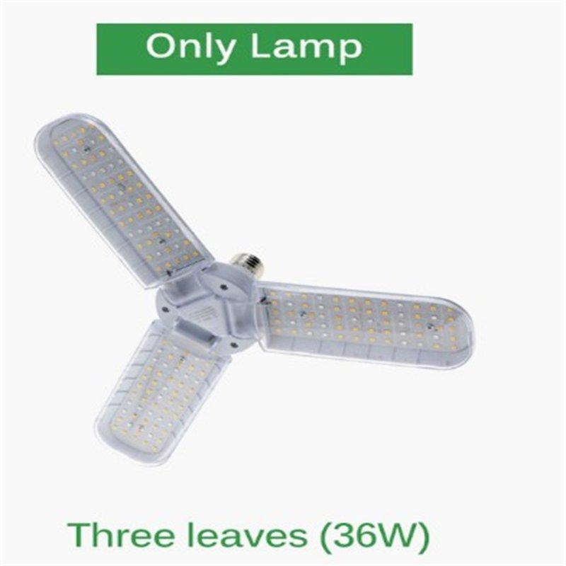 LED Grow Lights |   Wholesale 24w 36w 48w Foldable Led Grow Light Full Spectrum E27 Plant Growing Light Phytolamp Bulb For Indoor Plants Flower Seedling 36W-Three Leaves lamp LED Grow Lights 36W-Three Leaves lamp