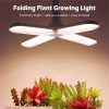 LED Grow Lights |   Wholesale 24w 36w 48w Foldable Led Grow Light Full Spectrum E27 Plant Growing Light Phytolamp Bulb For Indoor Plants Flower Seedling 36W-Three Leaves lamp LED Grow Lights 36W-Three Leaves lamp