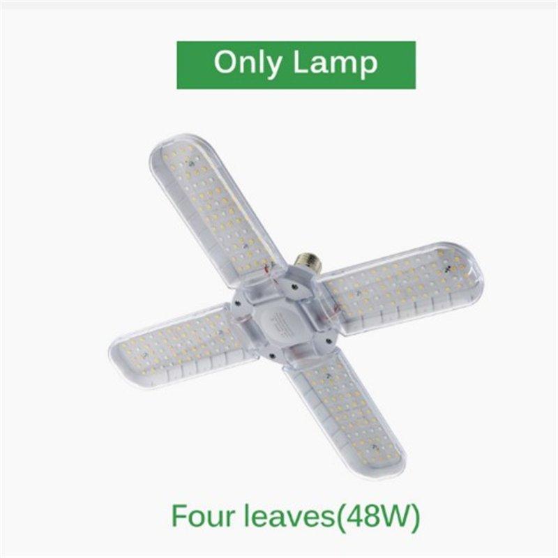 LED Grow Lights |   Wholesale 24w 36w 48w Foldable Led Grow Light Full Spectrum E27 Plant Growing Light Phytolamp Bulb For Indoor Plants Flower Seedling 48W-Four Leaves Lamp LED Grow Lights 48W-Four Leaves Lamp