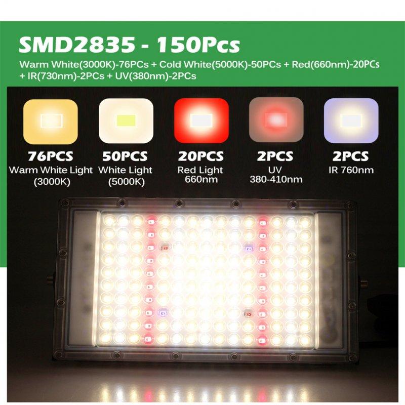 LED Grow Lights |   Wholesale 300w Led Grow Light Full Spectrum Energy Saving 380-840nm Sunlight Plant Grow Lamp US plug LED Grow Lights LED Grow Lights