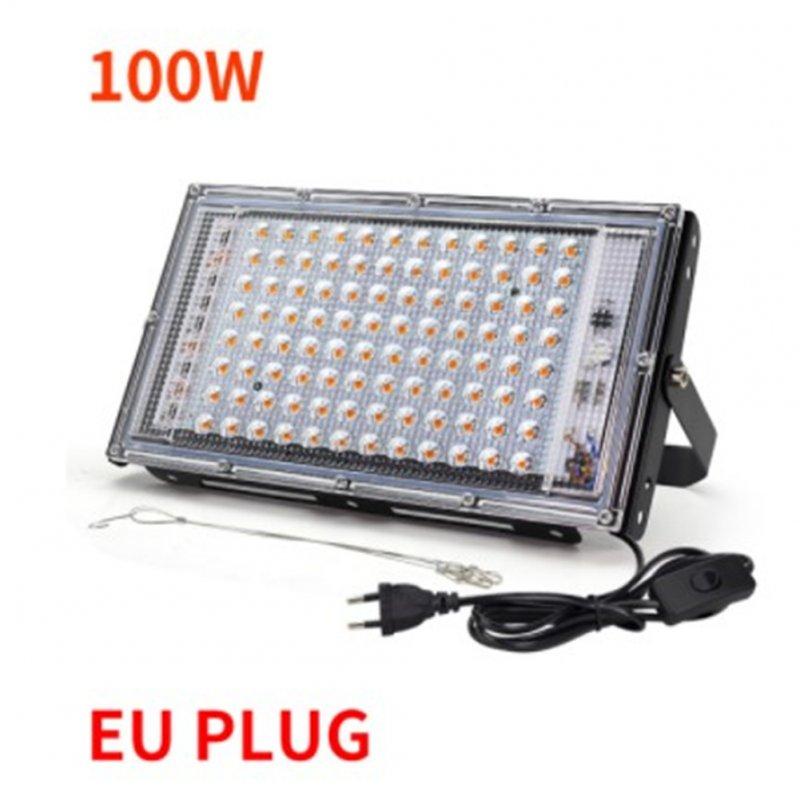 LED Grow Lights |   Wholesale Led Full Spectrum Grow Light 220v 50w 100w Plant Growing Lamp For Indoor Plant Hydroponics LED Grow Lights 100W-EU Plug