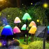 LED Grow Lights |   Wholesale Solar 10 Led Mushroom String Lights 8 Modes Ip65 Waterproof Outdoor Garden Landscape Decorative Lights Warm white LED Grow Lights LED Grow Lights