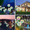 LED Grow Lights |   Wholesale Solar Dandelion Garden Lights 1 Head 3 Heads Ip65 Waterproof Simulation Lamp For Yard Patio Garden Decor 1 head 16LED LED Grow Lights 1 head 16LED