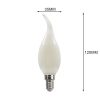 LED Light Bulbs |   Wholesale 10Pcs C35 LED Candle Bulb Chandelier Lamp Decoration for Hotel Office E14 220V LED Light Bulbs 220-240V 6500K + 4W