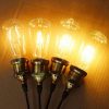 LED Light Bulbs |   Wholesale 4pcs Led Edison Filament Bulb 4w/6w/8w E27 Antique Retro Light Bulb Simple Installation Household Lighting Lamp 4 watts LED Light Bulbs 4 watts