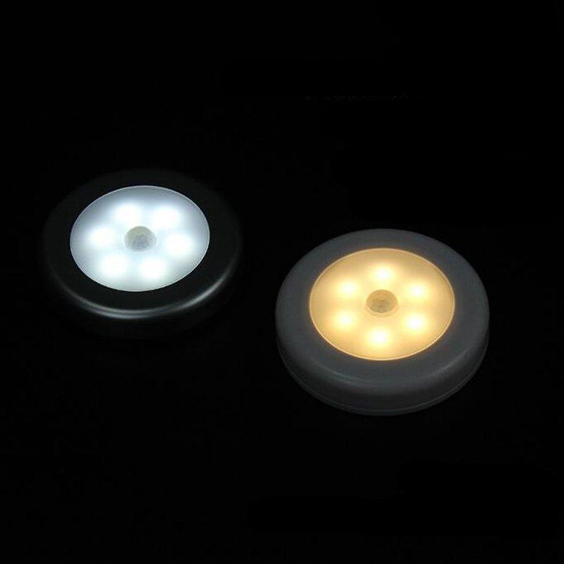 LED Light Bulbs |   Wholesale 6LEDs 1W White Motion Sensor Closet Lights for Hallway Bathroom Bedroom Kitchen Warm white light_5PCS LED Light Bulbs LED Light Bulbs