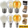 LED Light Bulbs |   Wholesale 6pcs G45 LED Globe Light Bulbs, Edison Light Bulbs 4W E14 Base Vanity Light Bulb 220-240V For Home Reading Room Bathroom Pendant 2300k G45  110V 4W LED Light Bulbs G45 110V 4W