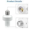 LED Light Bulbs |   Wholesale E27 Lamp Holder Wireless Remote Control Stable Performance Light Bulb Cap Socket Switch Screw Kit 220V LED Light Bulbs 220V