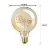 LED Light Bulbs |   Wholesale Retro LED Love Letter Lamp G125 Edison Bulb with Yellow Galss Shell for Home Decoration LED Light Bulbs LED Light Bulbs