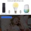 LED Light Bulbs |   Wholesale Smart Light Bulbs 1500LM 2000-7000K 15W Night Light Bulbs WiFi RGB LED Color Changing Bulb Voice Controlled Bulb Light For E27/E26/B22 Screw Base Light Bulb E26 LED Light Bulbs LED Light Bulbs