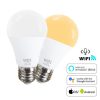 LED Light Bulbs |   Wholesale Smart Light Bulbs 1500LM 2000-7000K 15W Night Light Bulbs WiFi RGB LED Color Changing Bulb Voice Controlled Bulb Light For E27/E26/B22 Screw Base Light Bulb E26 LED Light Bulbs LED Light Bulbs