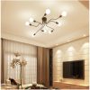 LED Light Bulbs |   Wholesale Vintage Wrought Iron Led Ceiling Lamp Living Room Bedroom Lamparas for Home Lighting 6 white LED Light Bulbs LED Light Bulbs