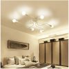 LED Light Bulbs |   Wholesale Vintage Wrought Iron Led Ceiling Lamp Living Room Bedroom Lamparas for Home Lighting 6 white LED Light Bulbs LED Light Bulbs