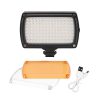 LED Night Lights |   Wholesale 120 LEDs Video Light Dimmable Dual Color For GoPro/DJI Osmo Mobile/Zhiyun/Feiyu Vimble Vlog Pocket Fill Light Photography black LED Lighting Black