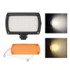 LED Night Lights |   Wholesale 120 LEDs Video Light Dimmable Dual Color For GoPro/DJI Osmo Mobile/Zhiyun/Feiyu Vimble Vlog Pocket Fill Light Photography black LED Lighting Black