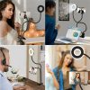 LED Night Lights |   Wholesale 12w Led Ring Fill Light 3 Adjustable Levels Mobile Phone Bracket Desktop Clip Light For Selfie Beauty black LED Lighting Black