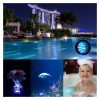 LED Night Lights |   Wholesale 13LEDs Submersible Light Remote Controlled RGB Underwater Night Lamp with Suction Cup 7CM diameter_1 with 1/infrared remote control LED Lighting 7CM diameter + 1 with 1/infrared remote control