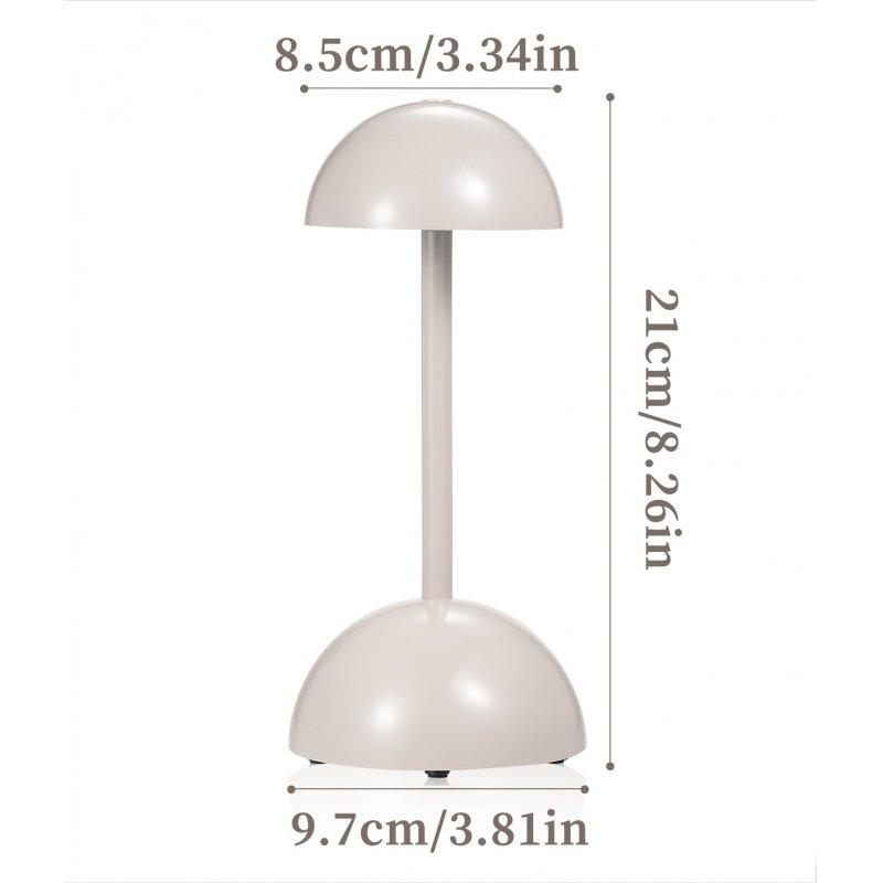 LED Night Lights |   Wholesale 3W Mushroom Shaped LED Table Lamps 600 Lumen Touch Control Night Light Simple Modern Decoration For Bedroom Dining grey LED Lighting Grey