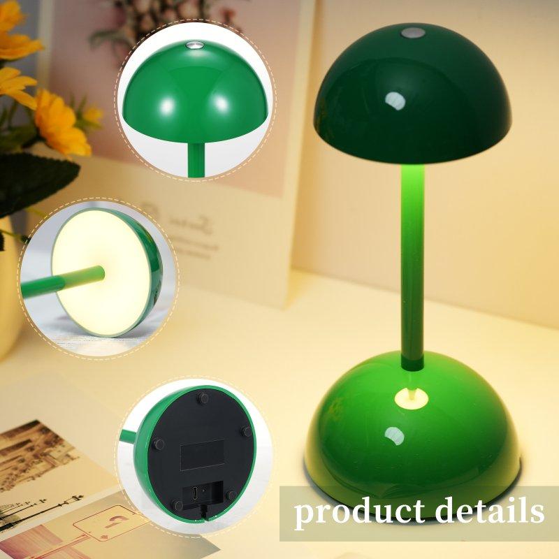 LED Night Lights |   Wholesale 3W Mushroom Shaped LED Table Lamps 600 Lumen Touch Control Night Light Simple Modern Decoration For Bedroom Dining grey LED Lighting Grey