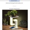 LED Night Lights |   Wholesale 4w Suspension Anti-gravity Desk Lamp 350lm 3800-3900k Adjustable Led Table Lamp White wireless Charging LED Lighting [Wireless Charging] White