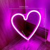 LED Night Lights |   Wholesale 5v Led Neon Light Love Shape For Wedding Party Proposal Birthday Confession Scene Layout Decoration pink LED Lighting LED Night Lights