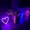 LED Night Lights |   Wholesale 5v Led Neon Light Love Shape For Wedding Party Proposal Birthday Confession Scene Layout Decoration pink LED Lighting LED Night Lights